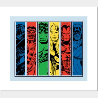 the team avangers vintage Posters and Art